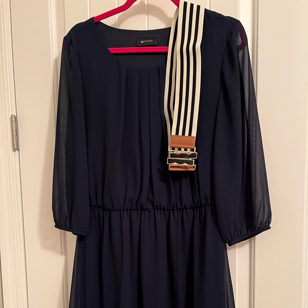 Navy dress SZ L